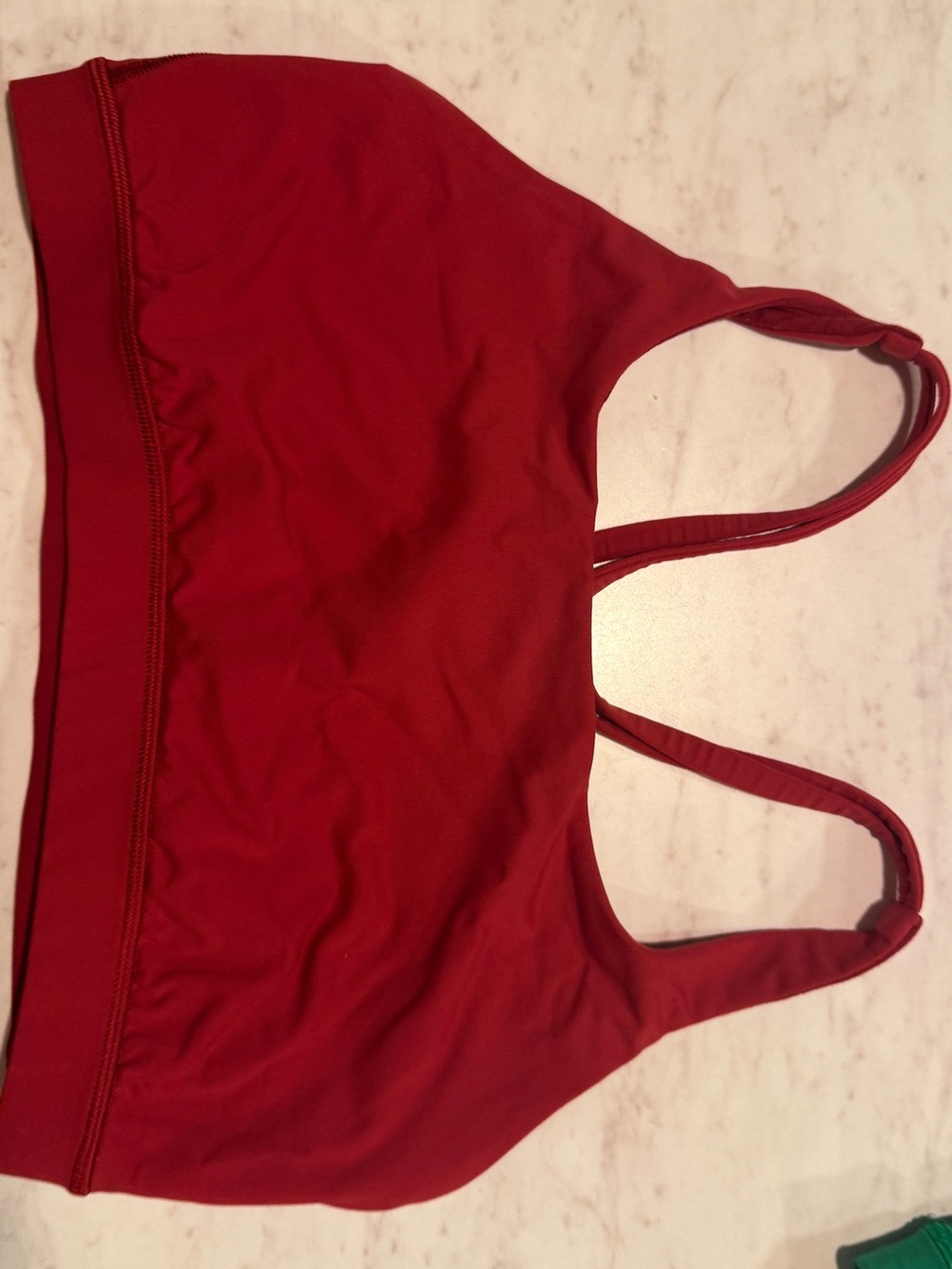 lululemon athletica Red Strappy Sports Bralette